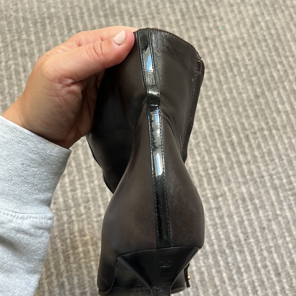 Vintage Chanel Brown Leather Bootie - Picture 15 of 16